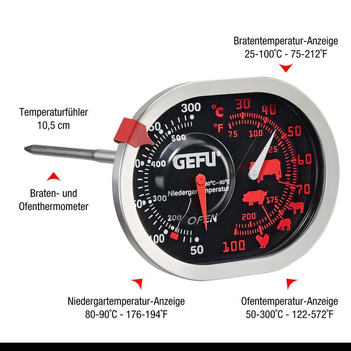 Actual product image GEFU Roast and oven thermometer 3 in 1