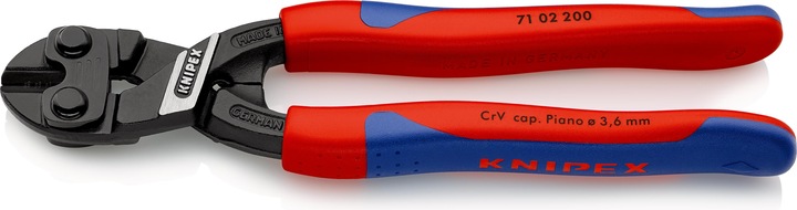 Actual product image Knipex CoBolt Compact Bolt Cutters 71 02 200 SB (265 mm)