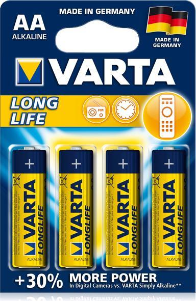 Immagine prodotto Varta Longlife (4 pz., AA, 2800 mAh)