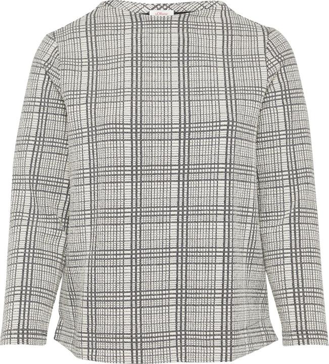 Actual product image s.Oliver Sweatshirt Gemustertes Sweatshirt mit Turtleneck (50)