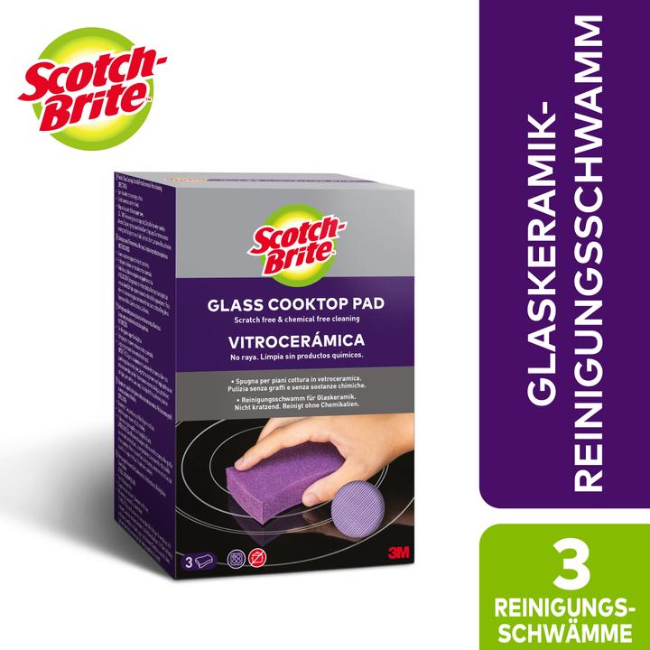Image du produit Scotch-Brite Éponge de nettoyage pour vitrocéramique (1 pcs)