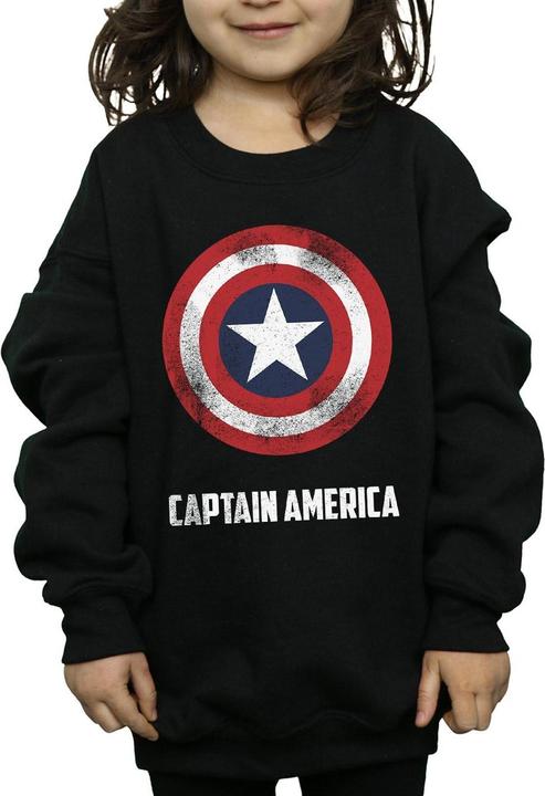 Immagine prodotto Captain America Shield Text Felpa Ragazze (128)