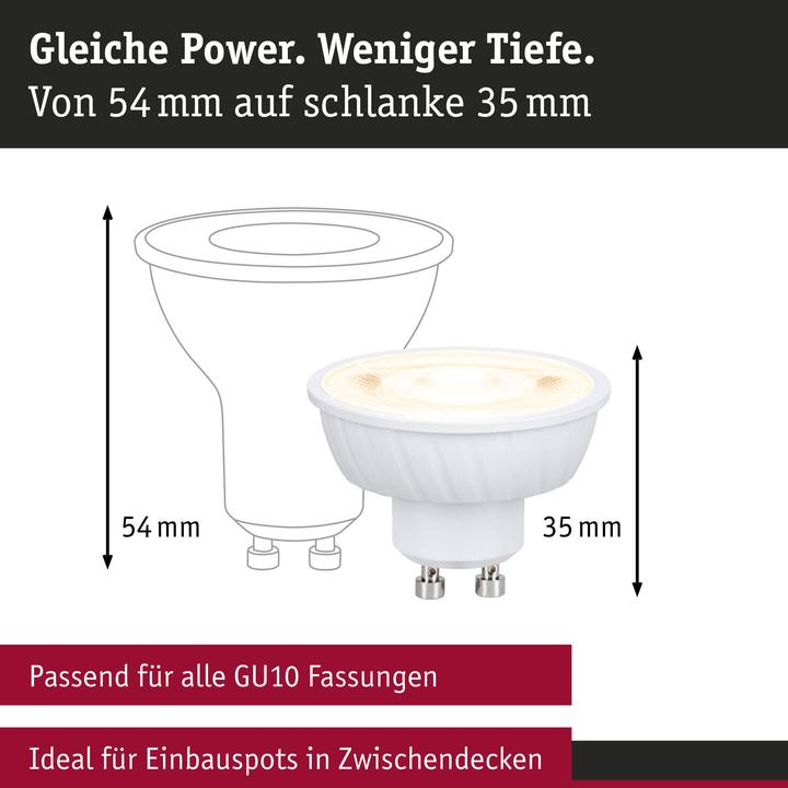 Produktbild Paulmann Reflektor Flat (GU10, 400 lm, 1x)