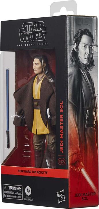 Actual product image Hasbro Star Wars: The Acolyte Black Series action figure Jedi Master Sol 15 cm