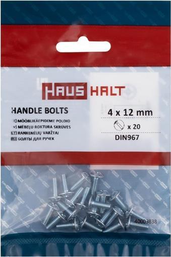 Produktbild Haushalt HANDLE BOLT 4X12 MM. ZN. 20 PCS (20 Stk.)