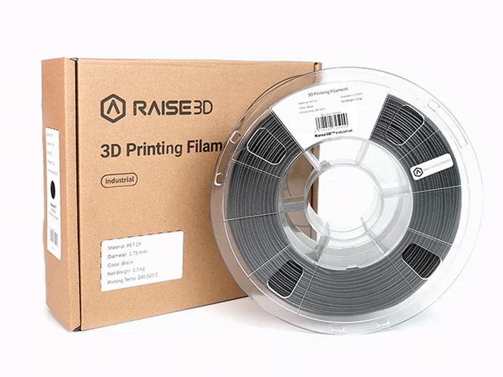 Immagine prodotto Raise3D Filamento industriale PET CF nero 1kg (PET, 1.75 mm, 1000 g)