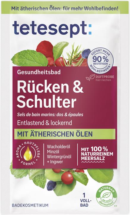 Tetesept Sel de bain dos épaule Sachet (80 ml, Sel de bain)