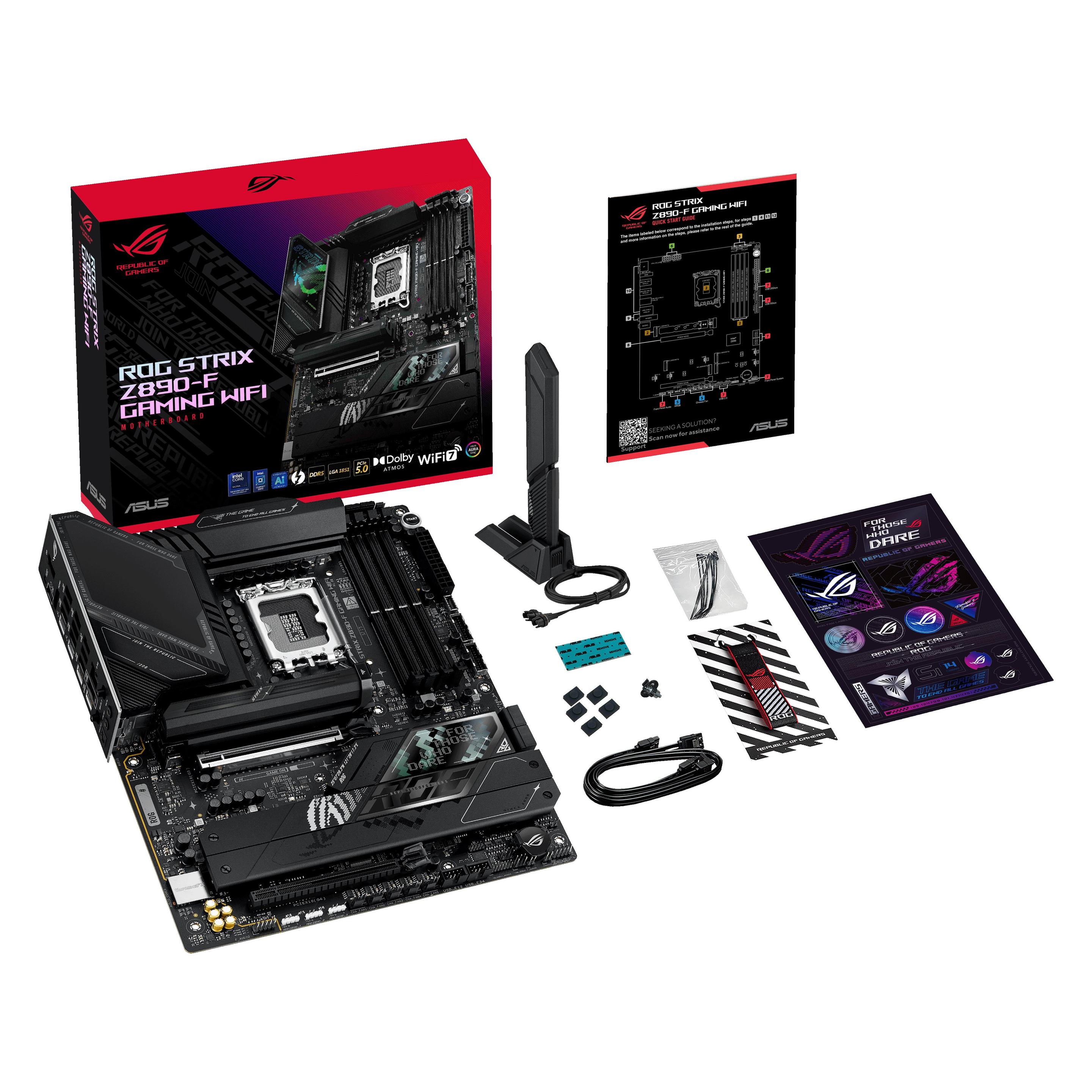 ASUS ROG STRIX Z890-F GAMING WiFi (LGA 1851, Intel Z890, ATX), Mainboard