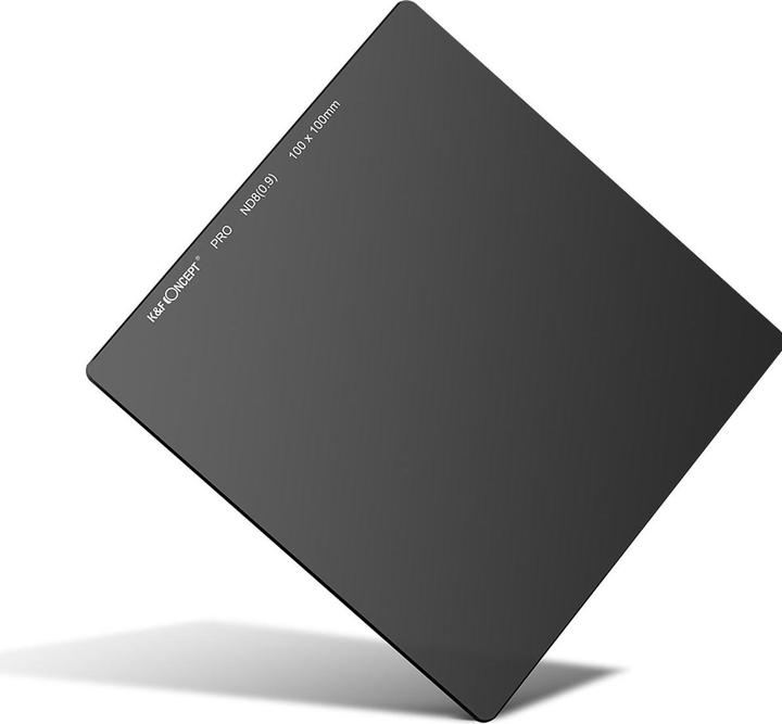 Produktbild K&F Concept 100*100*2mm Square Full ND8, Optics Glass, HD, Waterproof, Anti Scratch (ND- / Graufilter, 100 mm)