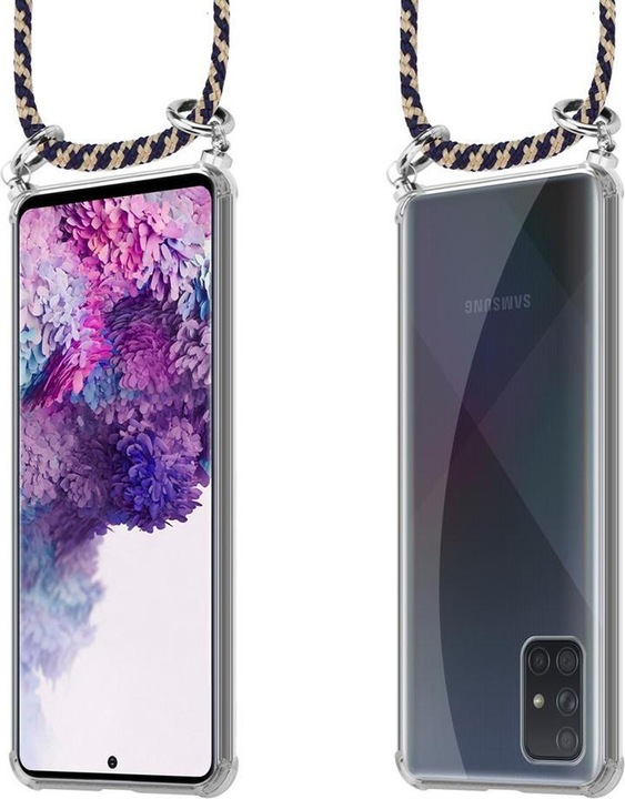 Produktbild Cadorabo TPU Handy Kette SILBER Cover