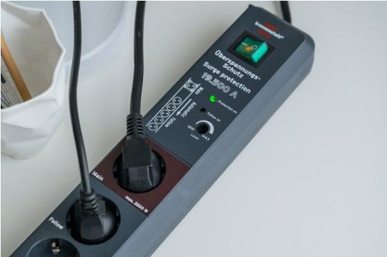 Actual product image Brennenstuhl Secure-Tec (6 x, CEE 7/3, 3 m)
