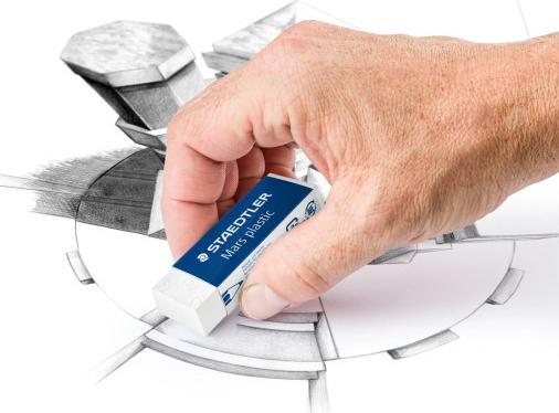 Actual product image Staedtler Eraser Mars plast