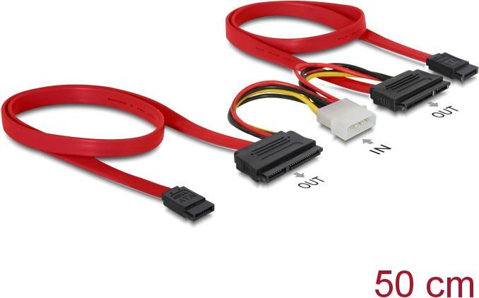 Produktbild Delock SATA All-in-One cable (50 cm, SAS, SATA)