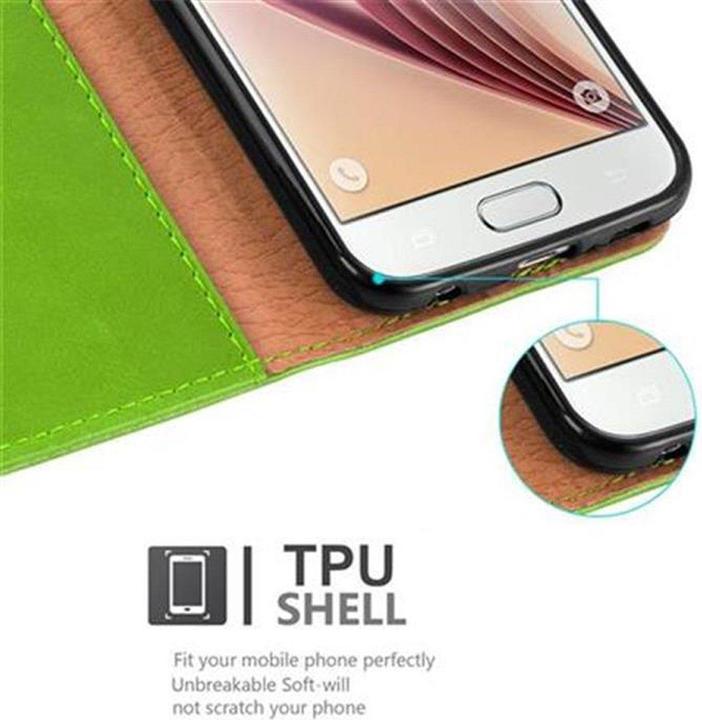 Actual product image Cadorabo Book Luxury Cover (Samsung Galaxy S6)