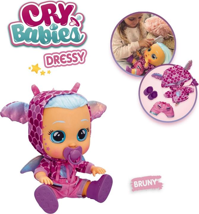 Immagine prodotto IMC Toys 904095 IMC-CRY BABIES DRESSY FANTASY BRUNY