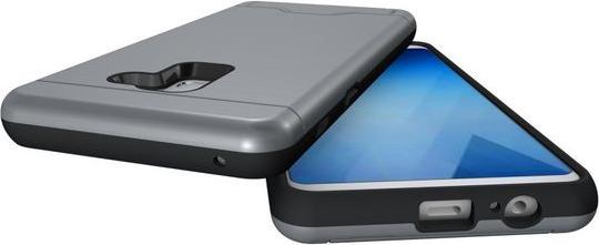 Actual product image MU Classic Hard and soft plastic cover with kickstand (Samsung Galaxy A8 (2018))