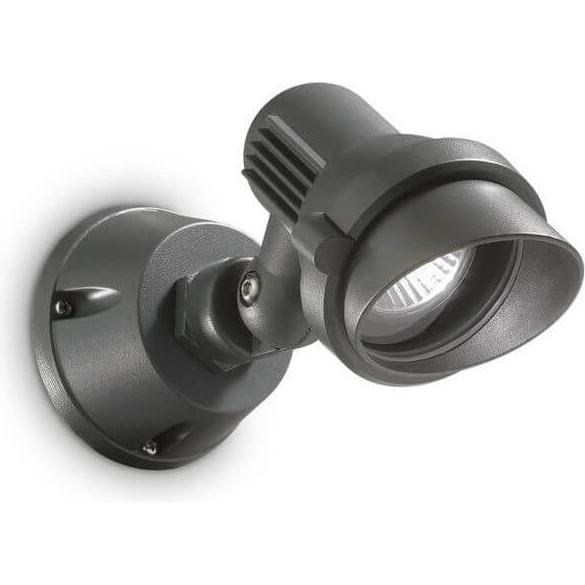 Ideal lux, Gartenbeleuchtung, TERRA Wandleuchte GU10 dimmbar Anthrazit IP65 046181 (GU10, IP65)