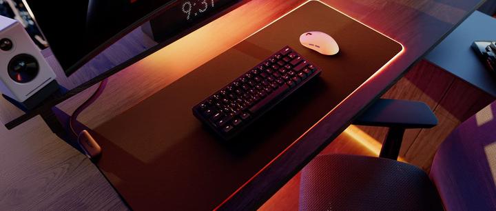 Actual product image Hyte CNVS Gaming Mouse Pad, ARGB - black (XXL)