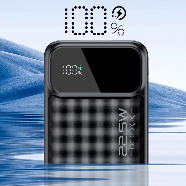 Produktbild Choetech Powerbank B729 20000mAh 22.5W PD USB-A / USB-C - black (20000 mAh, 22.50 W, 74 Wh)