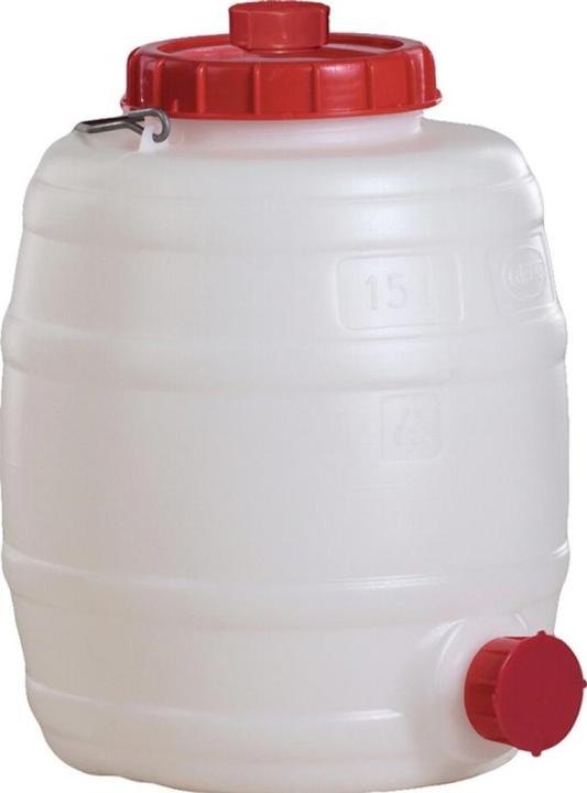 Produktbild Graf Fass 15 l PE weiss 1 Tragebügel Einfüllöffnung-Ø 120 mm