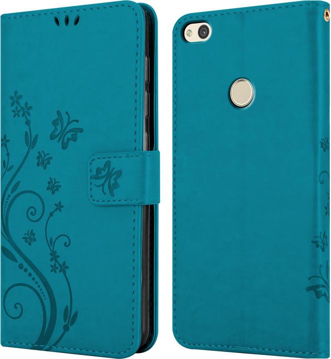 Produktbild Cadorabo Flower Book Cover (Huawei P8 Lite (2017))