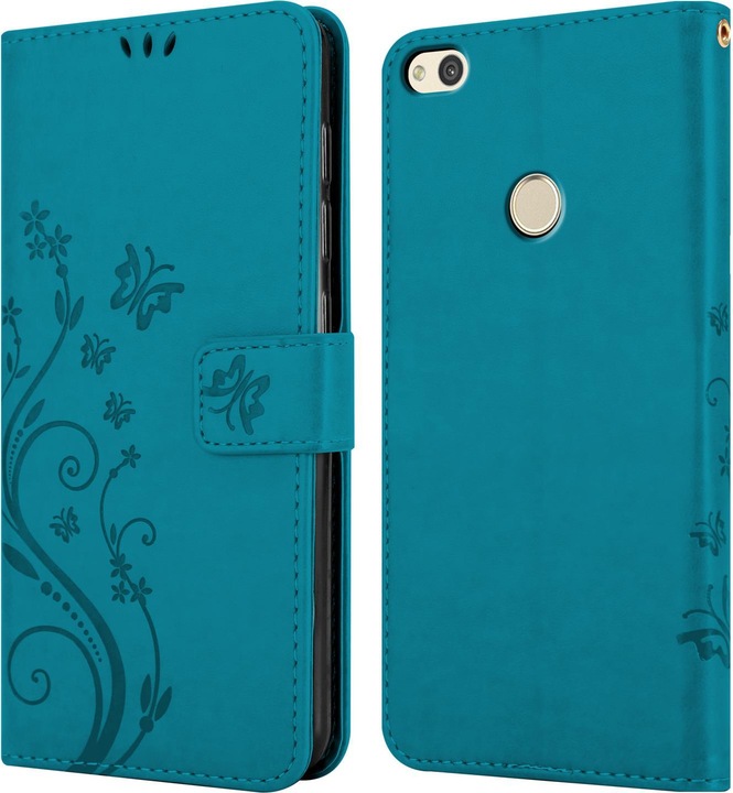 Actual product image Cadorabo Flower Book Cover (Huawei P8 Lite (2017))
