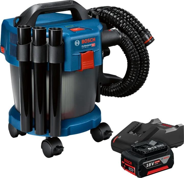 Actual product image Bosch Professional GAS 18V-10 L 5,0 Ah GBA Accu Starterspakket (Wet dry vacuum cleaner)