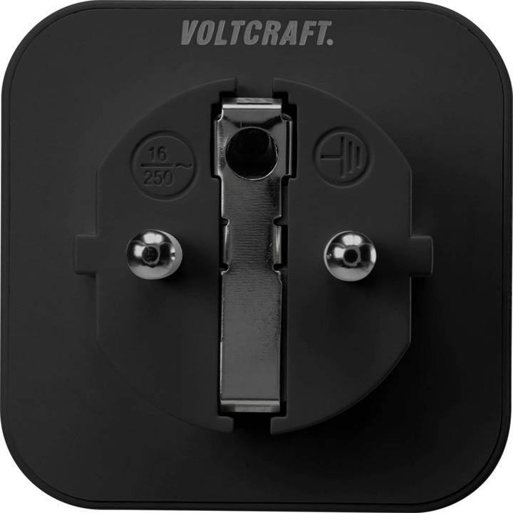 Productafbeelding Voltcraft SEM6000 ZWARTE Energiekostenmeter Bluetooth® interface, data-export, dataloggerfunctie, TR