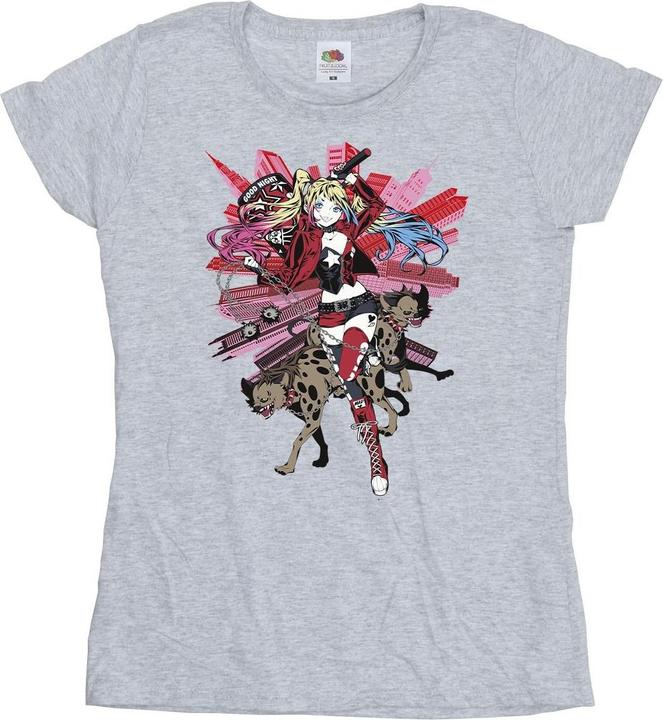 Immagine prodotto T-shirt coton Harley Quinn Hyenas Femme/Dames (L)
