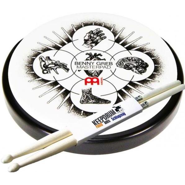 Thumbnail - Meinl MPP-6- BG B. Greb Übungspad-mit Sticks