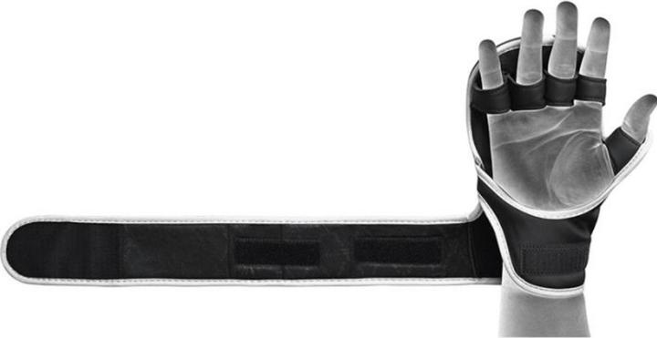 Actual product image Rdx Grappling Gloves Shooter F6 Matte White Plus-L/XL (L, XL)