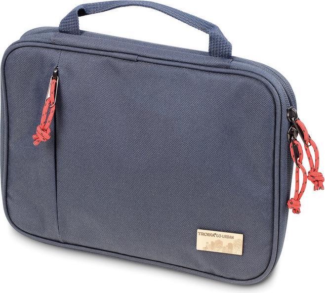 Image du produit Troika GO URBAN TECH POUCH Pochette pour câbles d'accessoires électroniques, rPET, bleu foncé