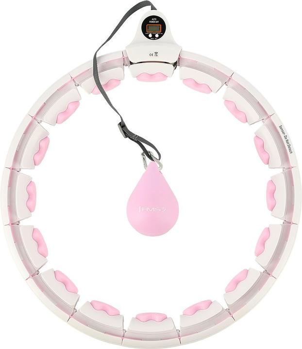 HMS HHW06 Rose HULA HOOP AVEC POIDS + BOUTEILLES (40 cm, 400 g)