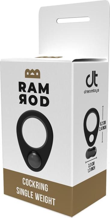 Produktbild Dreamtoys Dream Toys Ramrod Cockring Single Weight Black 6,2 cm (3.30 cm)