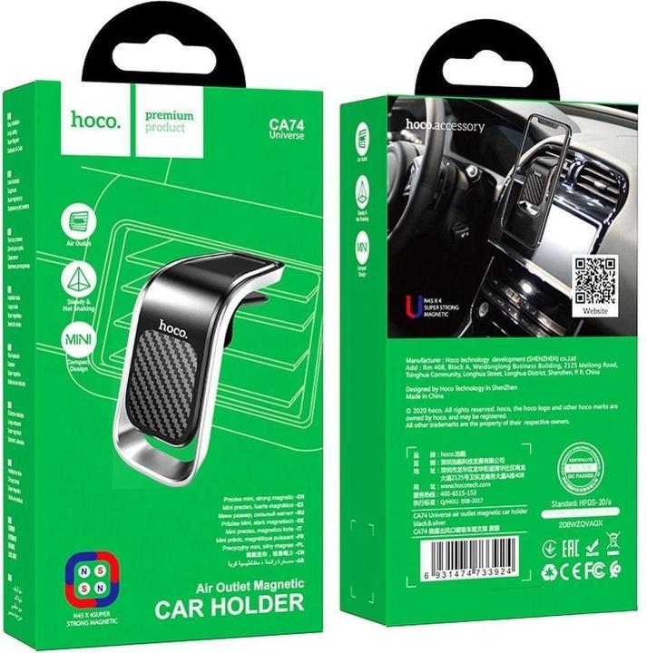 Image du produit Hoco CA74 Support magnétique pour voiture Ventilation