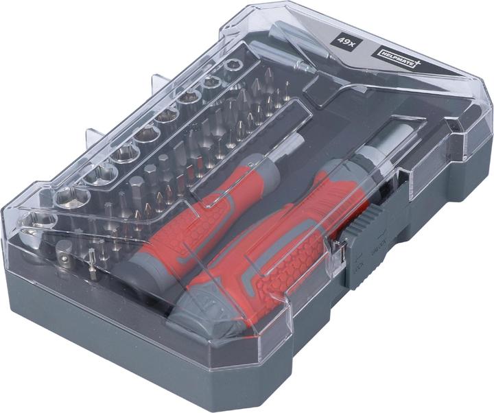 Produktbild Helpmate Steckschlüssel- und Bitsatz, 49-teilig