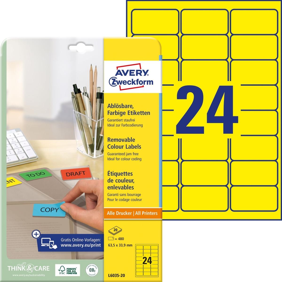 Thumbnail - Avery, Etiketten, Organisations-Etiketten