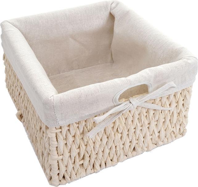 Produktbild Mendler Kommode HWC-H21, Schrank Schubladenkommode, Massiv-Holz Korb-Schublade 80x60x30cm - shabby weiss (80 x 60 x 30 cm)