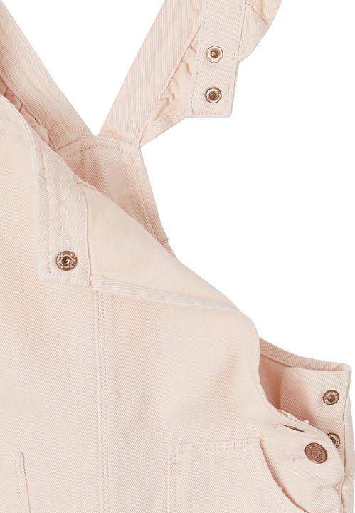 Actual product image Vertbaudet Girls' dungarees with flounce straps (146)