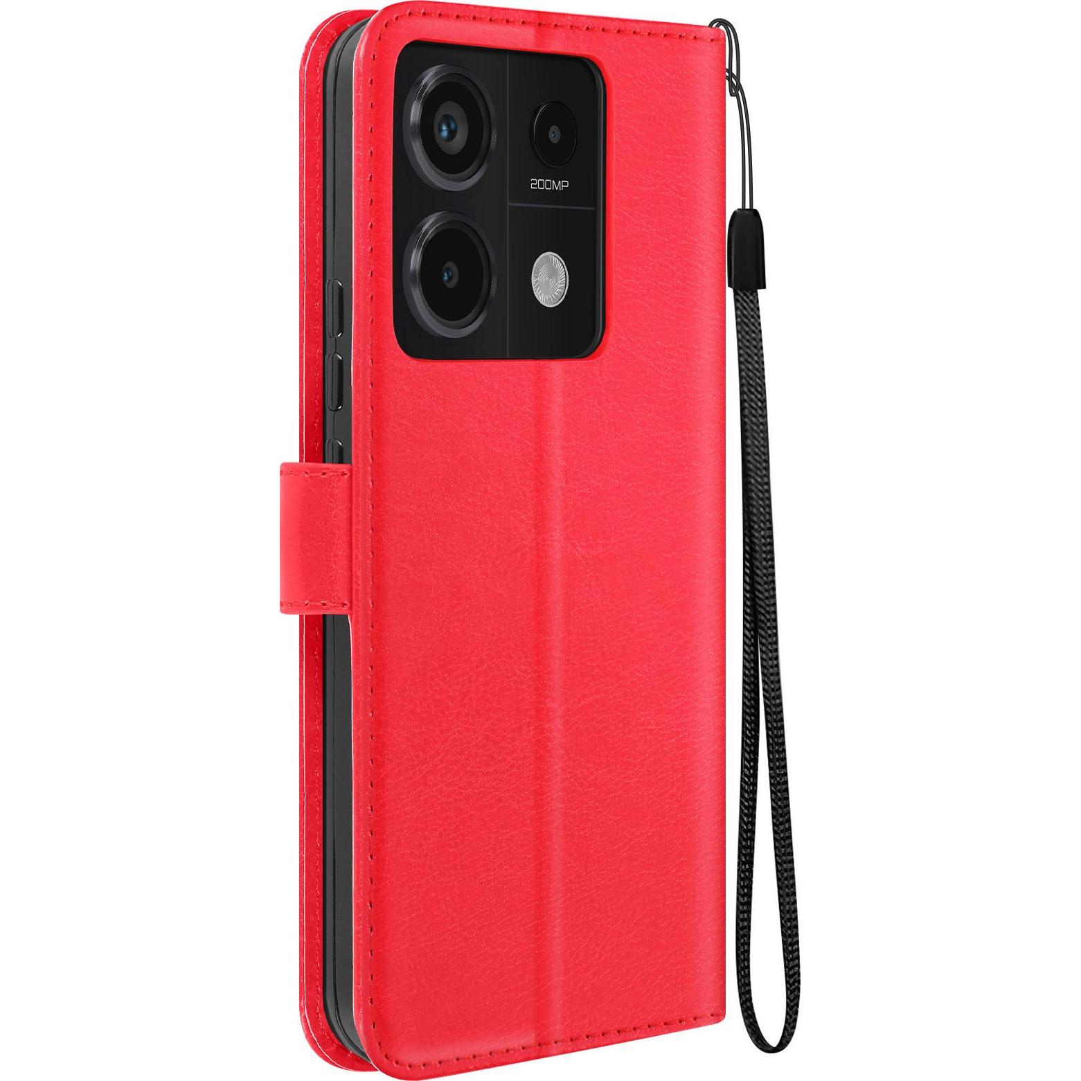 Mayaxess SecureCard Cover Series (Xiaomi Redmi Note 13 Pro), Smartphone Hülle, Rot