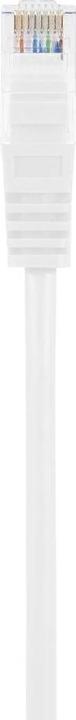 Produktbild Renkforce RF-5043828 RJ45 Netzwerkkabel, Patchkabel CAT 5e U/UTP 10.00 m Weiss mi (U/UTP, CAT5e, 10 m)