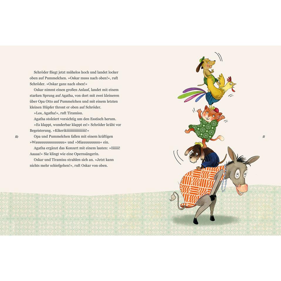 Thumbnail - Die Bremer Stadtmusikanten - was wirklich geschah: Oskar ganz nach oben, Kinderbücher von Katja Jäger, Gerlis Zillgens