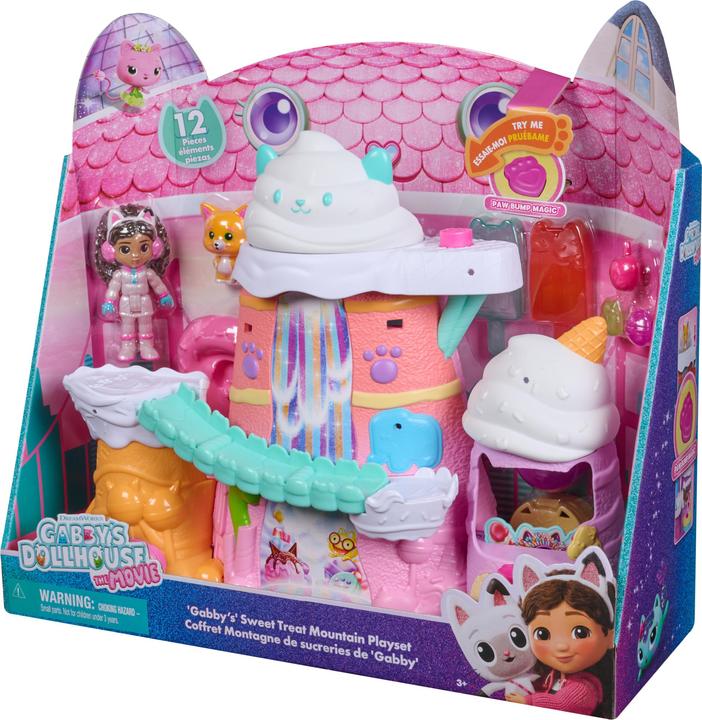 Actual product image Spin Master Gabby's Dollhouse: Der Film - Zuckerguss-Gebirge Spielset