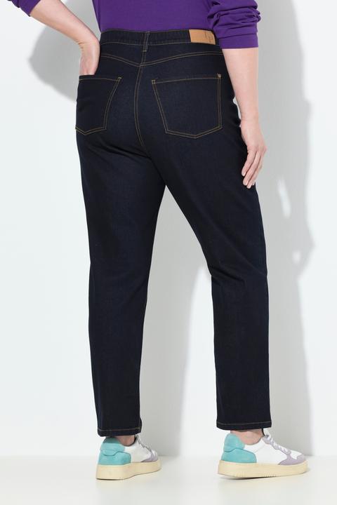 Produktbild Ulla Popken Mom-Jeans, 5-Pocket-Hose, Komfortbund, Stretchdenim (62)