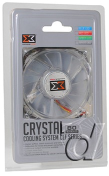 Produktbild Xigmatek Crystal 80 Green LED Lüfter (80 mm)