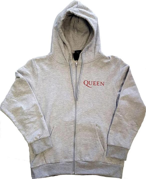 Immagine prodotto Queen Felpa classica con cappuccio e zip a tutta lunghezza (L)