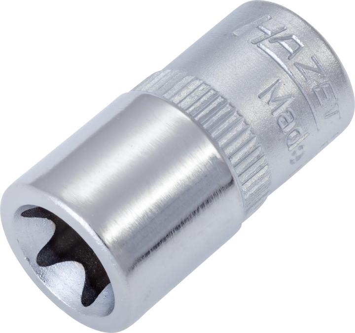 Produktbild HAZET Steckschlüsseleinsatz ∙ TORX 850-E10 ∙ Vierkant6,3 mm (1/4 Zoll) ∙ Aussen TORX Profil ∙ E10 (1/4")