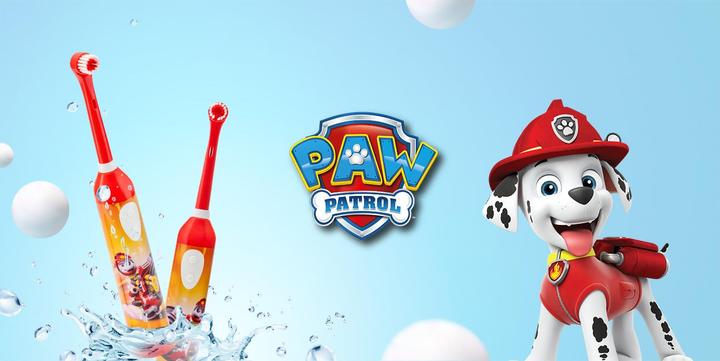 Image du produit Huslog Brosse à dents oscillante pour enfants Paw Patrol MOTO Rouge (Brosse à dents oscillo-rotative)