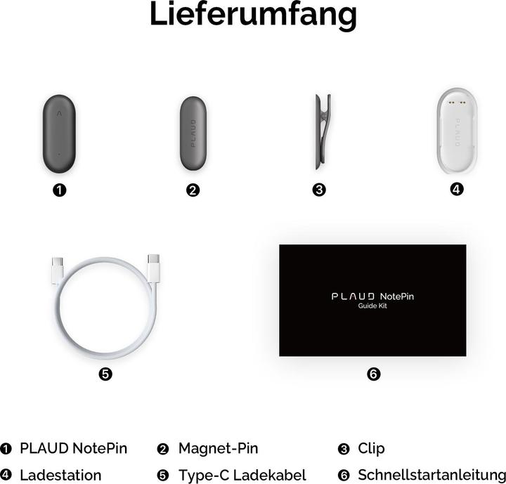 Productafbeelding Plaud NotePin (64 GB)