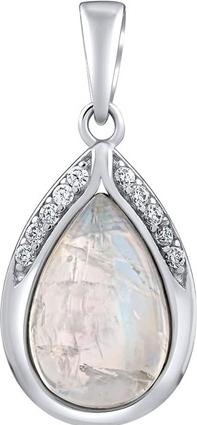 Image du produit Silvego Pendentif en argent avec véritable Moonstone JST13327PMS (Argent sterling 925)